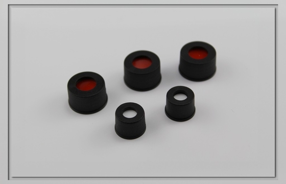 laboratory testing glass scintillation vials with central hole plastic cap , 1.5ml