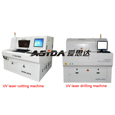 Silicon And Uncovery Laser Cutting Machines 8W / 30KHz Intelligent Ceramic