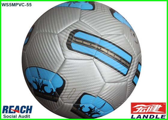 Laser PVC Machine Stitched Football Soccer Ball 32 Panels With Custom Printing