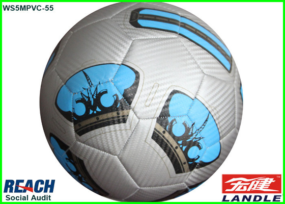 Laser PVC Machine Stitched Football Soccer Ball 32 Panels With Custom Printing
