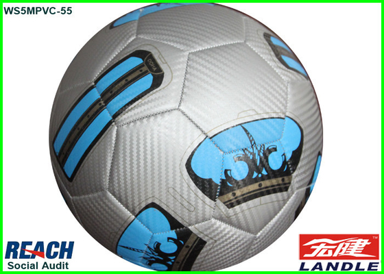 Laser PVC Machine Stitched Football Soccer Ball 32 Panels With Custom Printing
