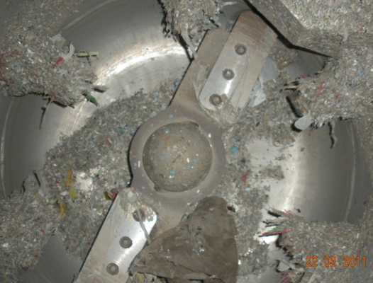 380V Recycling Plastic Agglomerator , Fiber Cutting Machine
