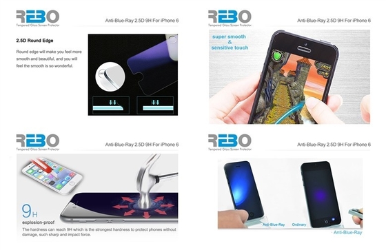 5 Layers Explosion Proof Samsung Galaxy S5 Tempered Glass Anti Blue Ray