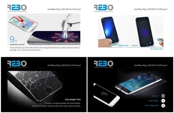 5 Layers Explosion Proof Samsung Galaxy S5 Tempered Glass Anti Blue Ray