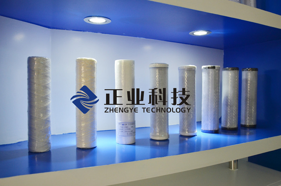 Liquid Filter Cartridges Made Of PP Yarn By Weaving Around the Multi - hole