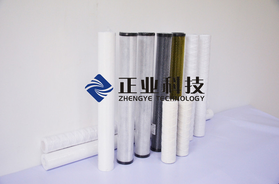 Liquid Filter Cartridges Made Of PP Yarn By Weaving Around the Multi - hole
