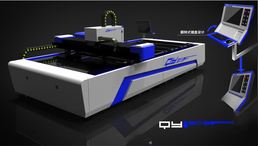1200W fiber laser cutting for sheet metal processing , cutting size 1500*3000 mm