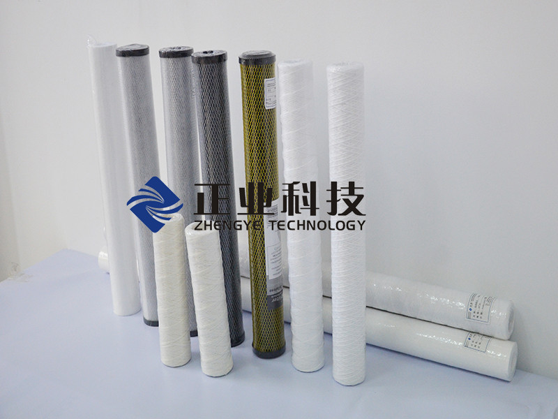 Liquid Filter Cartridges Made Of PP Yarn By Weaving Around the Multi - hole