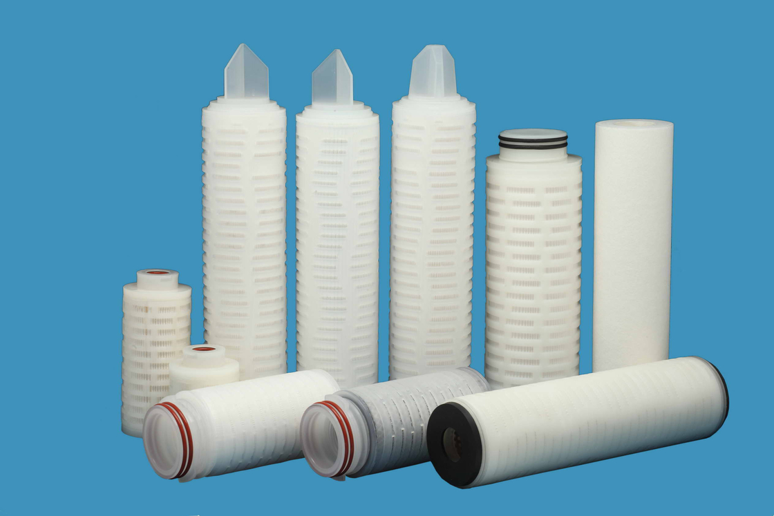10 inch / 5.0 micron Polypropylene membrane / PP Pleated Filter Cartridge / Suitable for prefiltration