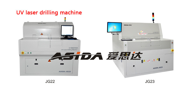 Fully Enclosed Laser Drilling Machine For Printed Circuit Board / HDI Board ≤10μm